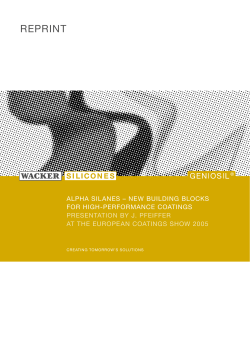 reprint - Wacker Chemie AG