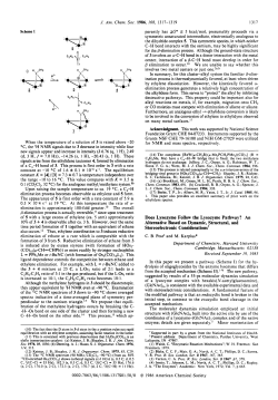 Does Lysozyme Follow the Lysozyme Pathway?