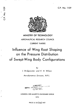Influence of Wing Root Shaping on the Pressure Distribution of