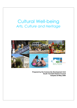 Cultural Well-being