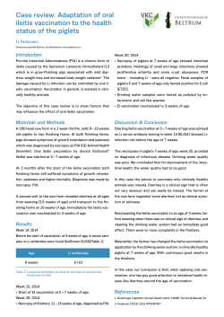 Introduction Materials and Methods Results Discussion