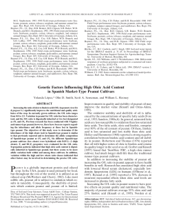 Genetic Factors Influencing High Oleic Acid Content in Spanish
