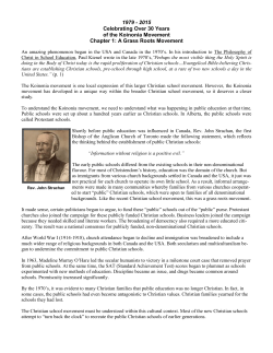 Koinonia History - Koinonia Christian Schools