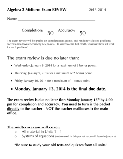 midterm review packet 201314-1