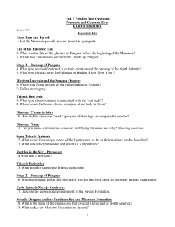 Possible Test Questions