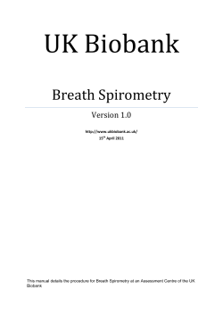 Breath Spirometry
