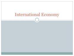 Int`l Trade and Comparative Advantage
