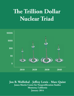 The Trillion Dollar Nuclear Triad