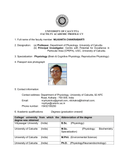 Profile - University of Calcutta