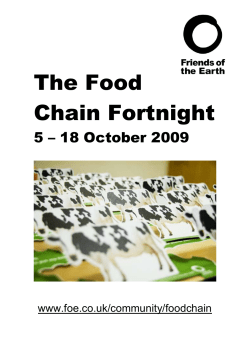 The Food Chain Fortnight action guide