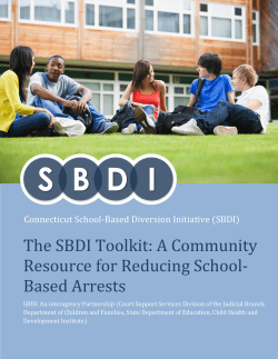 CHDI: The SBDI Toolkit: A Community Resource for Reducing