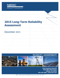 2015 Long-Term Reliability Assessment