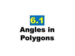 Angles in Polygons