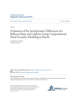 Evaluation of the Aerodynamic Differences of a Balloon Shape and