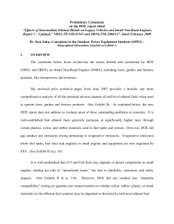 Effects of Intermediate Ethanol Blends on Legacy Vehicles and