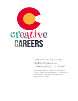 ACE CTSO Handbook - Colorado Career and Technical Education