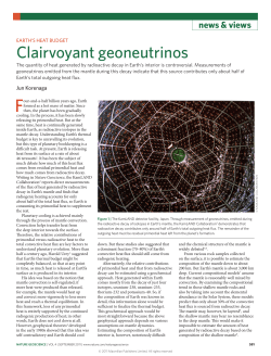 Earth`s heat budget: Clairvoyant geoneutrinos