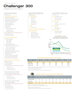 Challenger 300 Additional Info