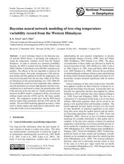 Bayesian neural network modeling of tree