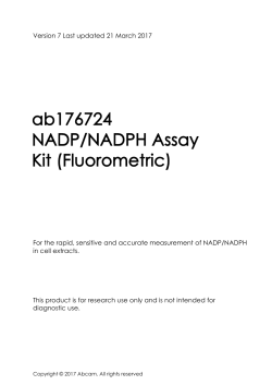 ab176724 NADP/NADPH Assay Kit (Fluorometric)