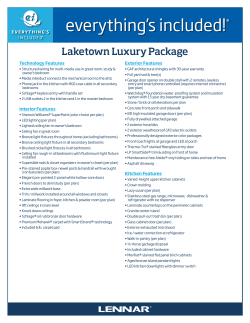 Included Features