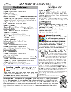 bulletin-2014-10-26 - Saint Raphael Parish