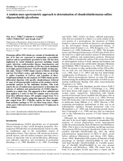 A tandem mass spectrometric approach to