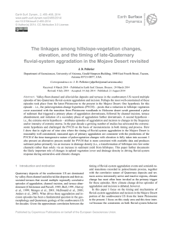 The linkages among hillslope-vegetation changes, elevation, and
