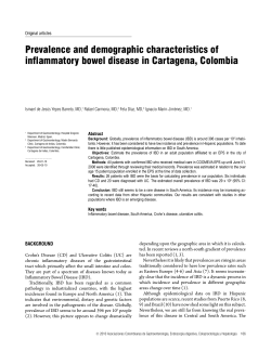 Prevalence and demographic characteristics of inflammatory bowel