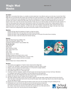 Magic Mud Masks - School Specialty