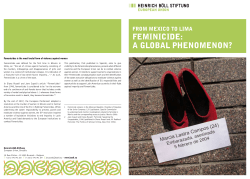 From Mexico to Lima - Heinrich-B&ouml;ll