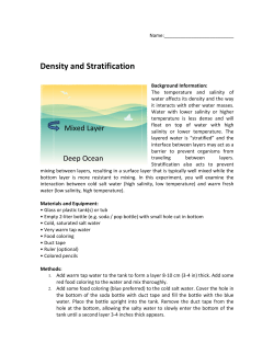 1. Density and strat..