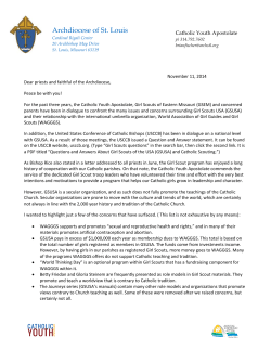 letter of endorsement - American Heritage Girls