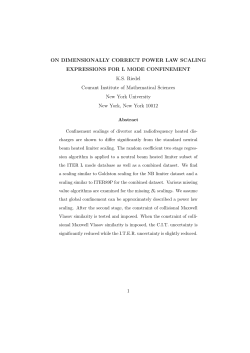 ON DIMENSIONALLY CORRECT POWER LAW