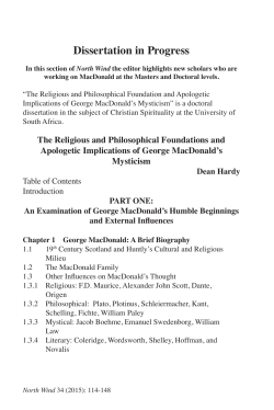 The Religious and Philosophical Foundations