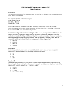 Math Practicum - National FFA Organization