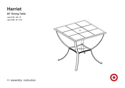 Assembly Instructions