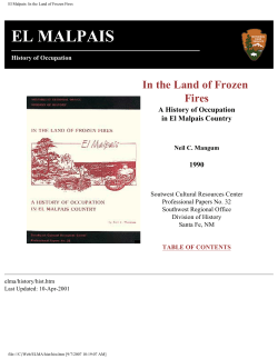 El Malpais: In the Land of Frozen Fires