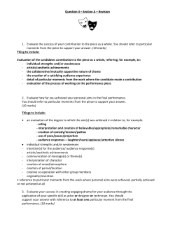 Question 4 &ndash; Section A &ndash; Revision 1. Evaluate