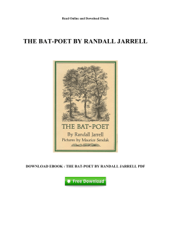 the bat-poet by randall jarrell