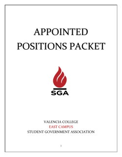 appointed positions packet