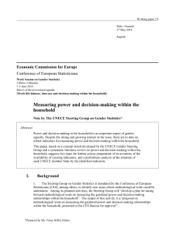 Measuring power and decision-making within the household