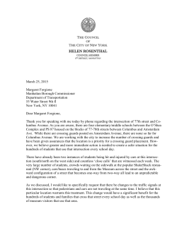 Cm Helen Rosenthal DOT letter