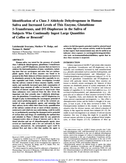Identification of a Class 3 Aldehyde Dehydrogenase in Human of