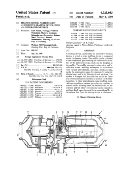 Heating device, particularly automotive heating device, with an