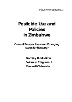 Pesticide Use and Policies in Zimbabwe