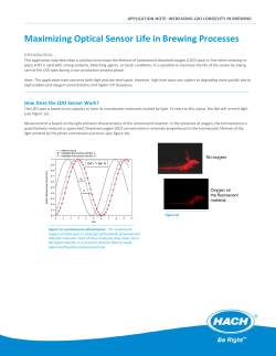 Maximizing Optical Sensor Life in Brewing Processes