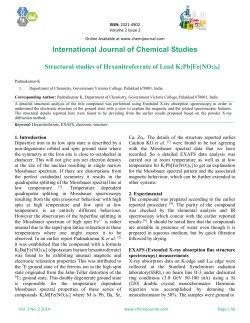 Structural studies of Hexanitroferrate of Lead K2Pb[Fe(NO2)6]