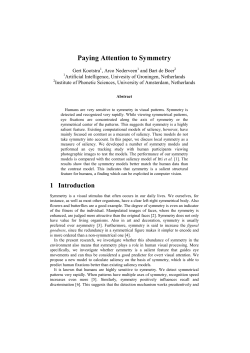 Paying Attention to Symmetry