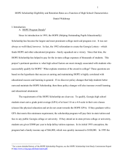 HOPE Scholarship Eli.. - JURO